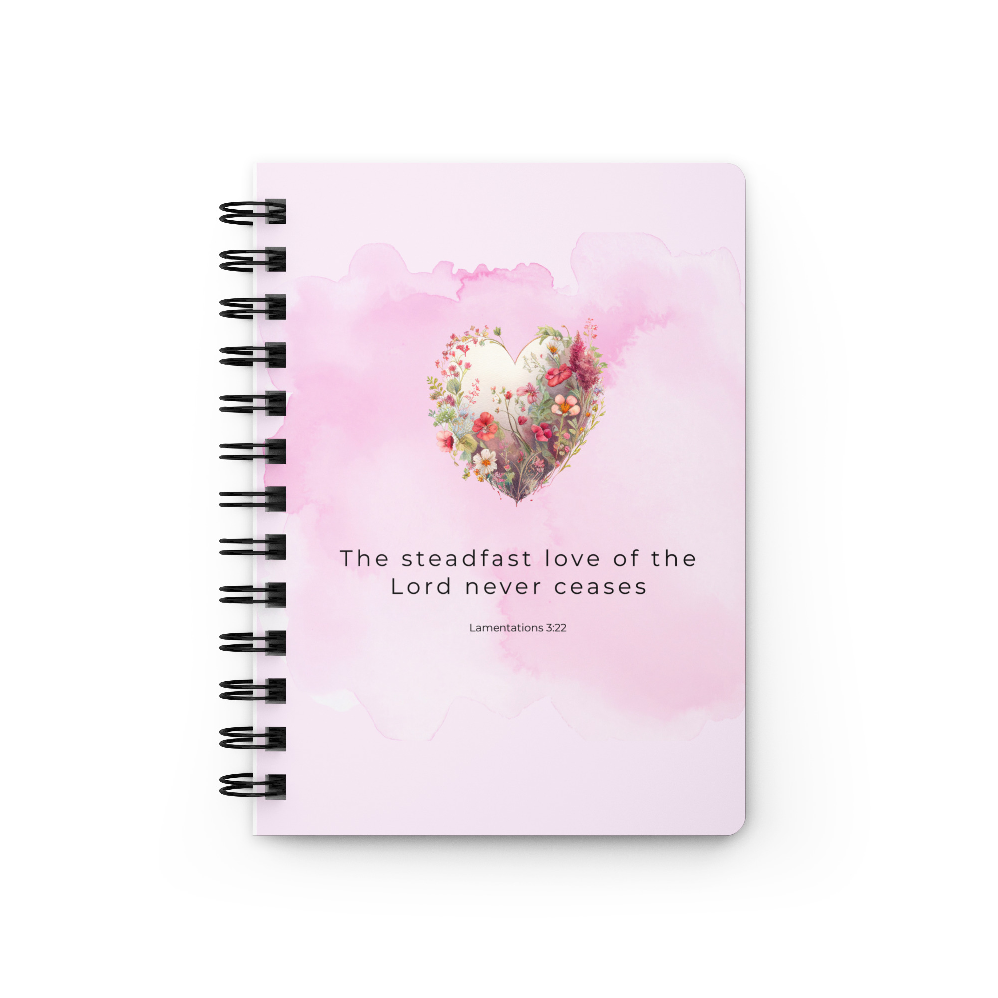 Steadfast Love - Spiral bound journal